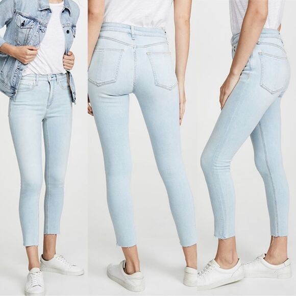 Rag & Bone Nina High Rise Ankle Skinny in Akron Wash Size 28 - Picture 1 of 6